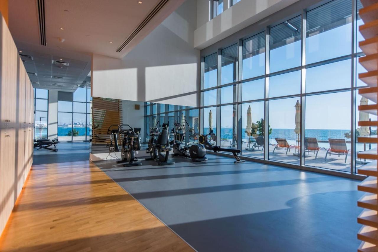 Posh 2 Bedroom Oceanfront Apt In The Heart Of Bluewaters Island Dubaj Kültér fotó